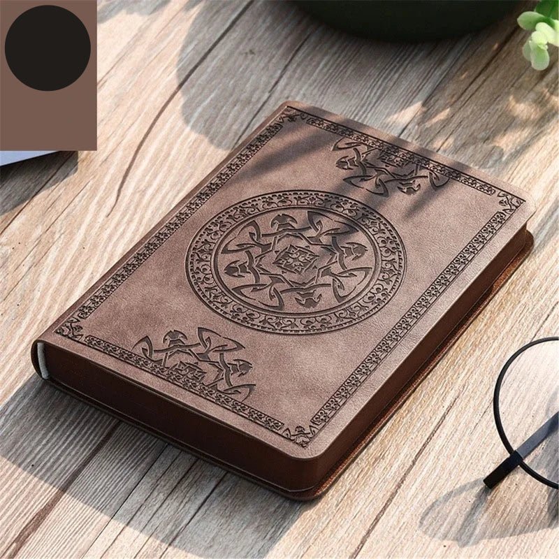 Vintage Leather Notebook | A6 Portable Diary and Journal for Daily Writing