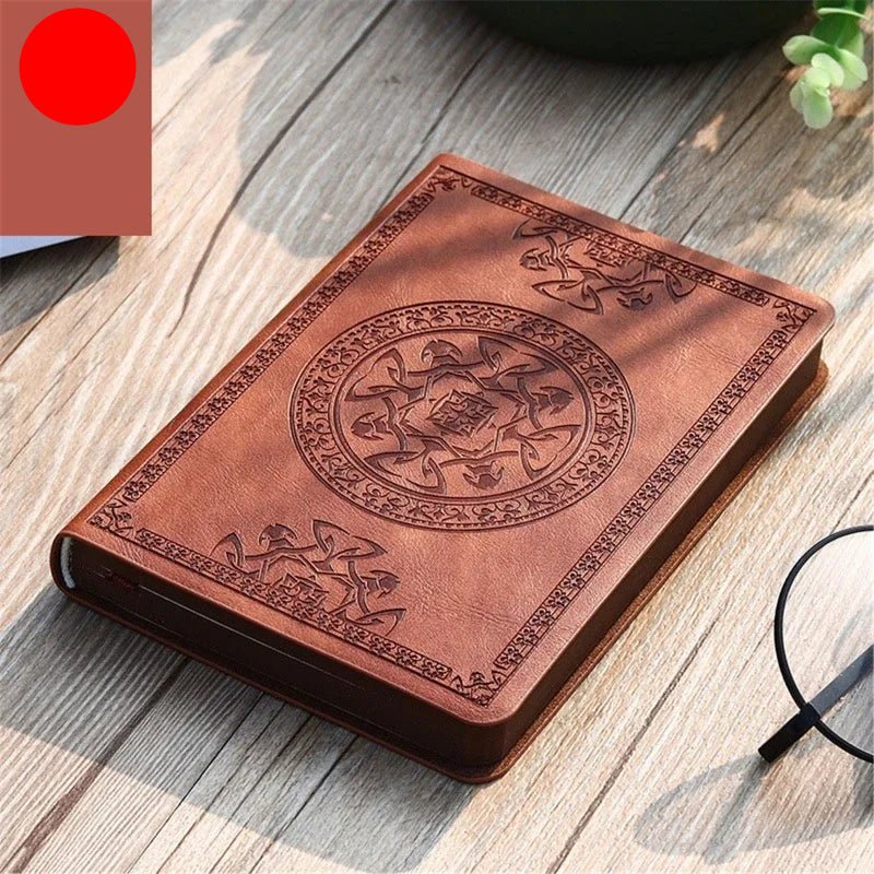 Vintage Leather Notebook | A6 Portable Diary and Journal for Daily Writing