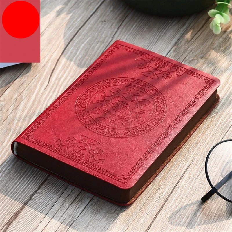 Vintage Leather Notebook | A6 Portable Diary and Journal for Daily Writing